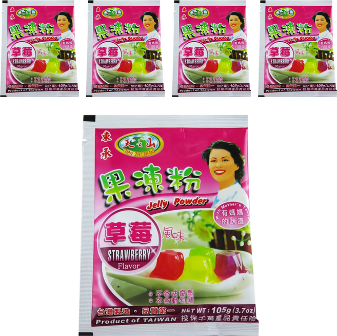 東承 天之山 草莓果凍粉, 105g, 5包