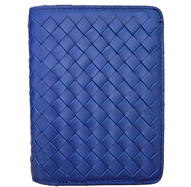 真皮 羊皮手工編織錢包 KN116 98g