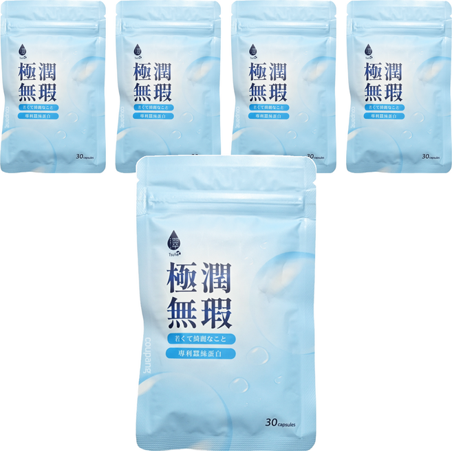 Tsuie 日濢 極潤無瑕膠囊, 30顆, 500mg, 5包