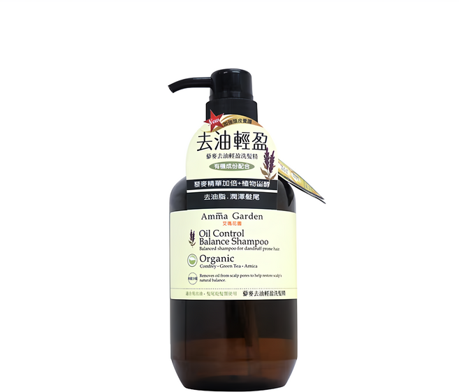 Amma Garden 艾瑪花園 藜麥去油輕盈洗髮精, 750ml, 1瓶