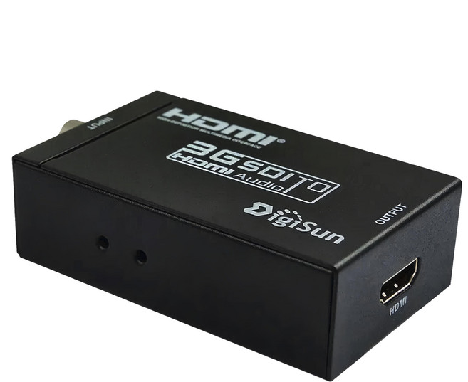 DigiSun 得揚 SD278 SDI轉HDMI高解析影音訊號轉換器 支援 8 聲道 24bits, 1個