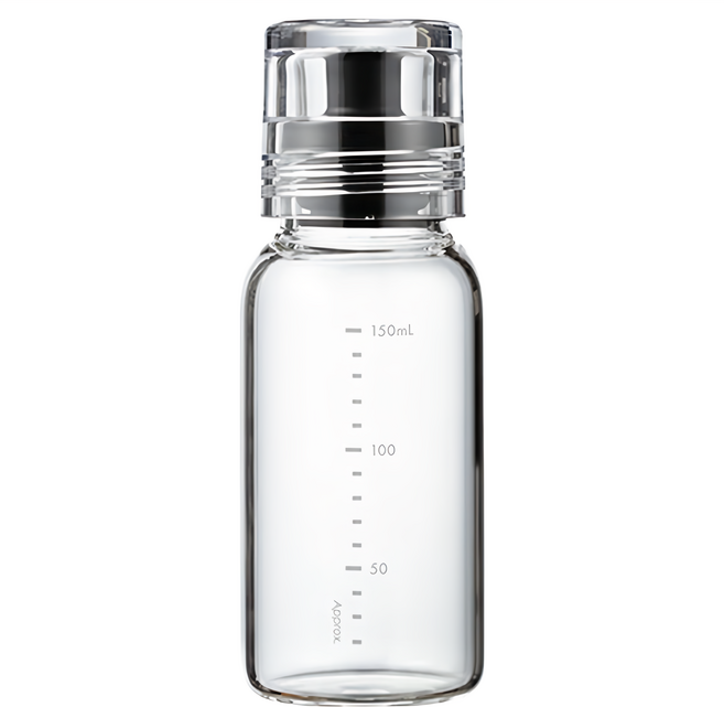 HARIO 好璃奧 斯利姆黑色調味瓶, 150ml, 1瓶