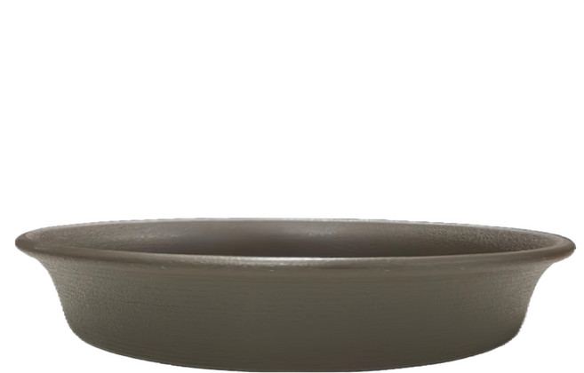 Vegetable Seed 蔬菜工坊 塑陶盆8號底盤, 1個, 黑色