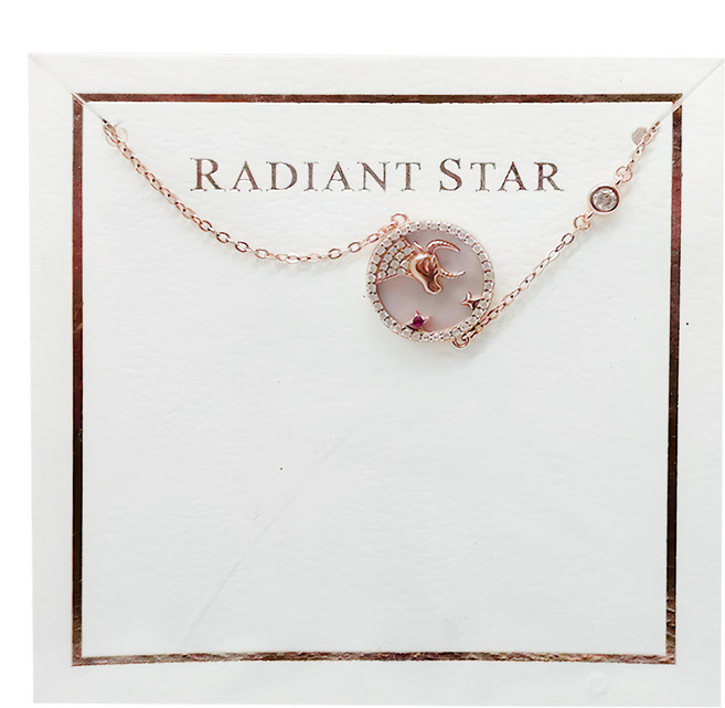 RADIANT STAR 璀璨之星 12星座系列 母貝手鍊生日禮物/閨蜜手鍊 925純銀 SL770