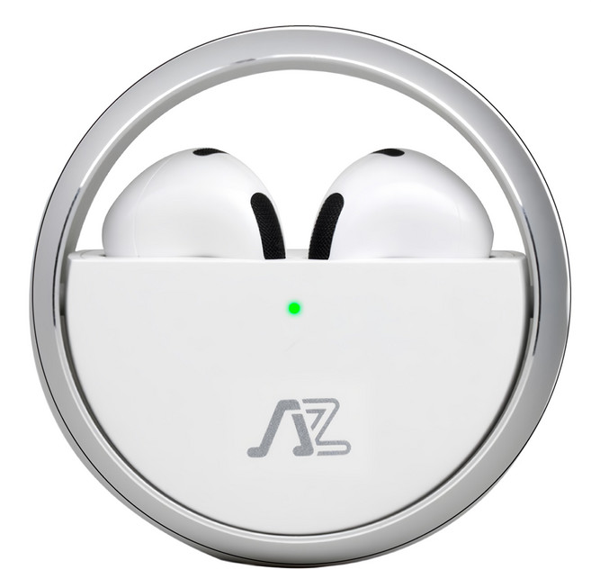INTOPIC 廣鼎 璀璨星環 Wireless 半開放式 無線耳機 50ms 低延遲 19H Playtime 白色 JAZZ-TWE26