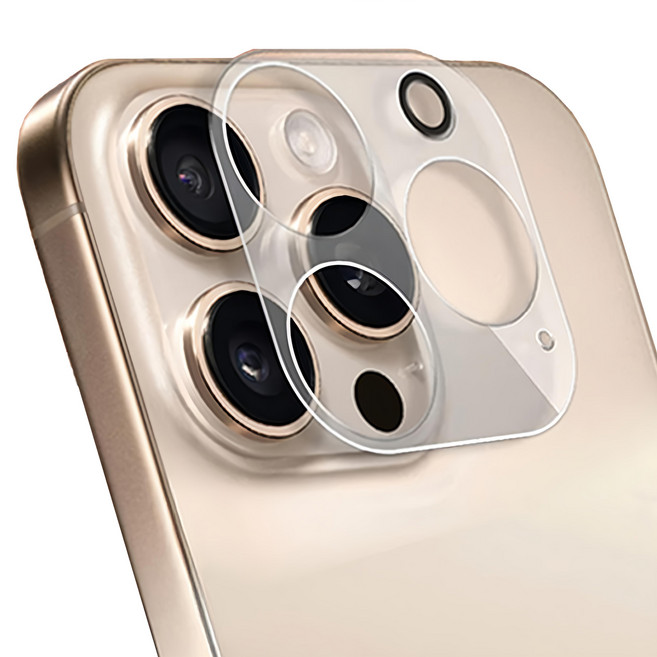 Timo iPhone系列 一片式全包覆3D立體透明鏡頭貼 鋼化玻璃材質, 1個