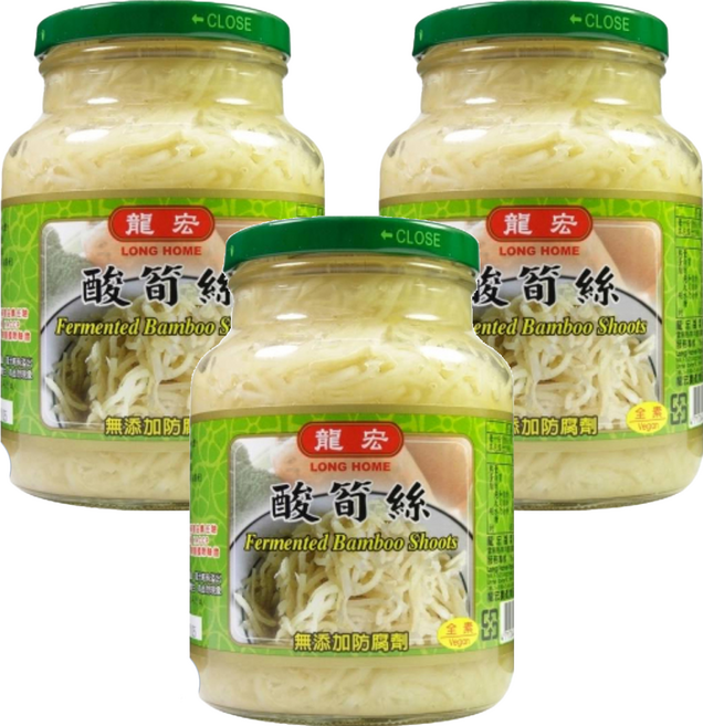 龍宏 酸筍絲, 560g, 3罐