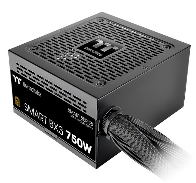 thermaltake 曜越 Smart BX1 750W 電源供應器 15 x 8.6 x 14cm 黑色