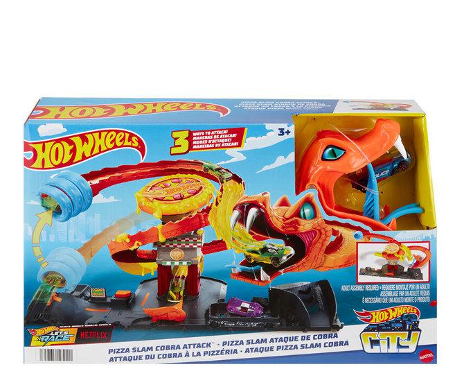 Hot WHeeLs 風火輪 城市主題 貪食蛇遊戲組, 多色, 1盒