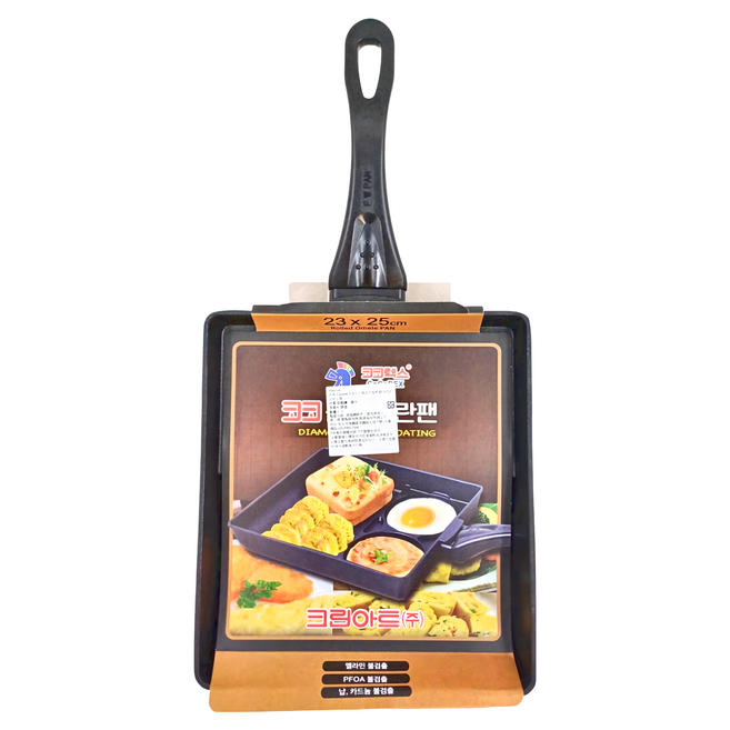 CoCoREX 3合1三格式方型煎鍋 23 x 25cm, 1個
