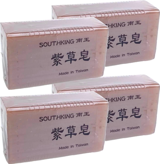 LANOWN 南王 沐浴皂 紫草皂, 4個, 100g