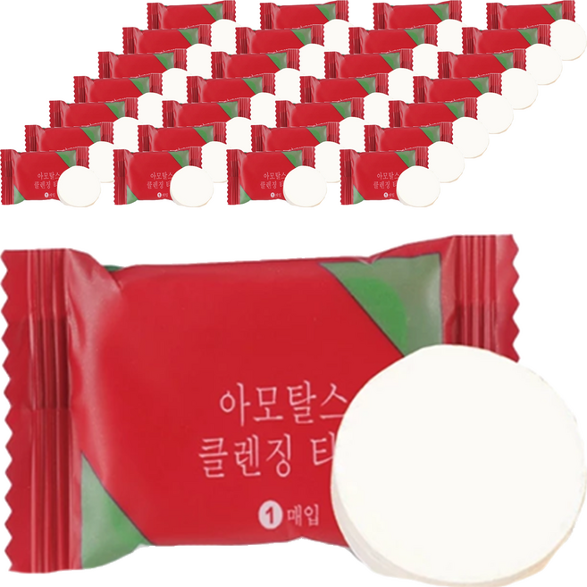 加厚壓縮毛巾 100張, 白色, 6包