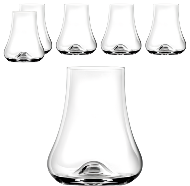 LUCARIS CLASSIC系列 品飲聞香杯 精緻美觀耐用 無鉛水晶玻璃, 6個