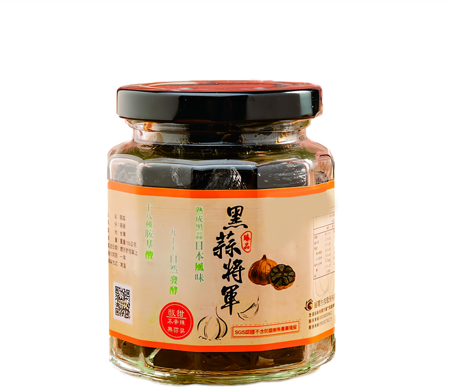 黑蒜將軍 去皮黑蒜仁, 150g, 1罐