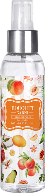 BOUQUET GARNI 熱帶水蜜桃身體香氛噴霧, 145ml, 1瓶