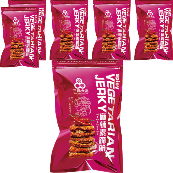 三陽食品 麻辣素蹄筋, 250g, 6包