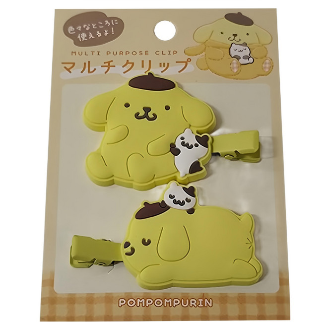 CRUX SANRIO 瀏海夾 5 x 4cm 2入, 布丁狗, 1包