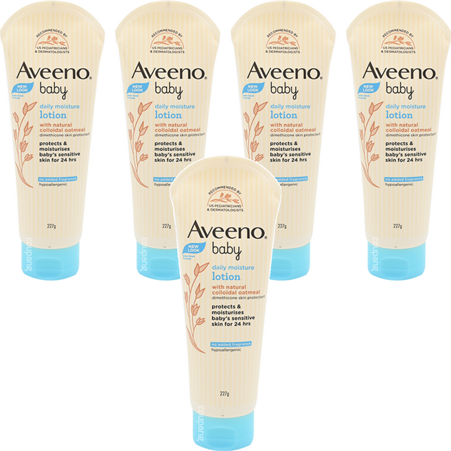 Aveeno baby 嬰兒燕麥保濕乳, 5條, 227g