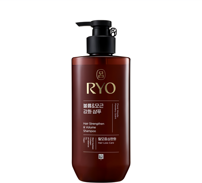RYO 呂 韓方頭皮瞬效修護洗髮精 豐盈蓬鬆, 480ml, 1件