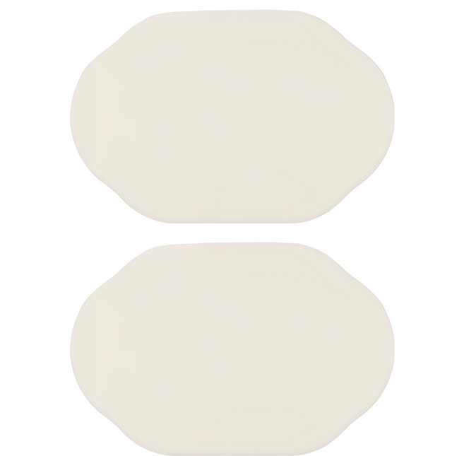 SSUEIM For rest系列 矽膠餐墊 象牙白色, 42 x 28cm, 2個