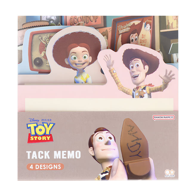 sun-star 造型便利貼套組, 1組, 玩具總動員 胡迪, 60張