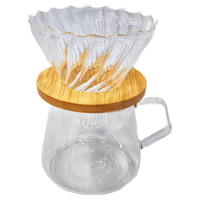 耐高溫過濾咖啡壺組, 600ml, 1個