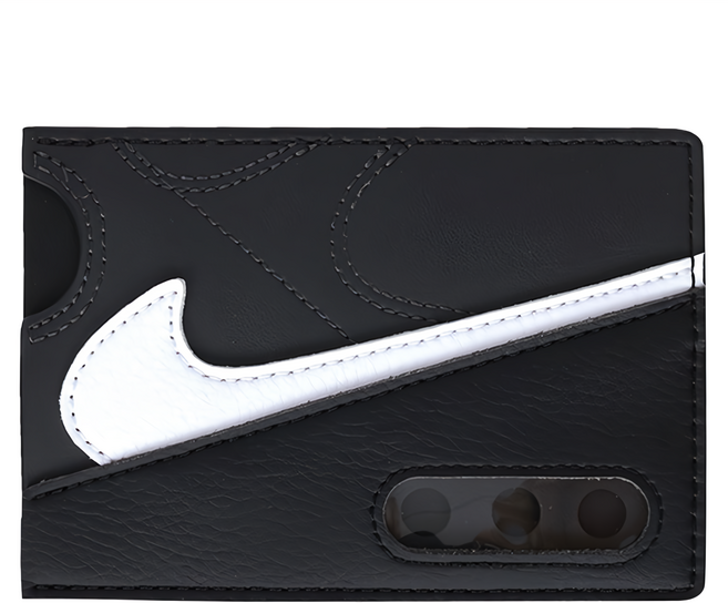 NIKE 耐吉 ICON AIR MAX 90 卡片夾 N1009740076OS, 黑白, 1個