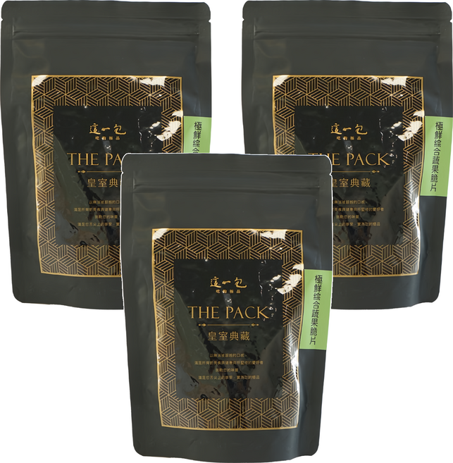 這一包 極鮮綜合蔬果脆片, 100g, 3包
