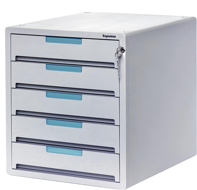 kapamax 五層效率櫃 附鎖 17205, 象牙白, 5層