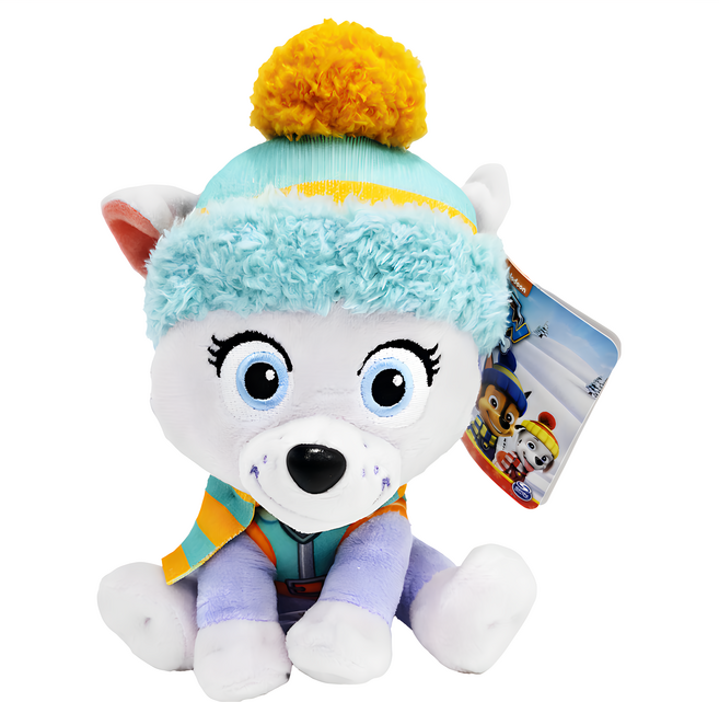 PAW PATROL 汪汪隊立大功 美國GUND 冬季特別主題絨毛玩具系列, 6吋, 珠珠, 1個