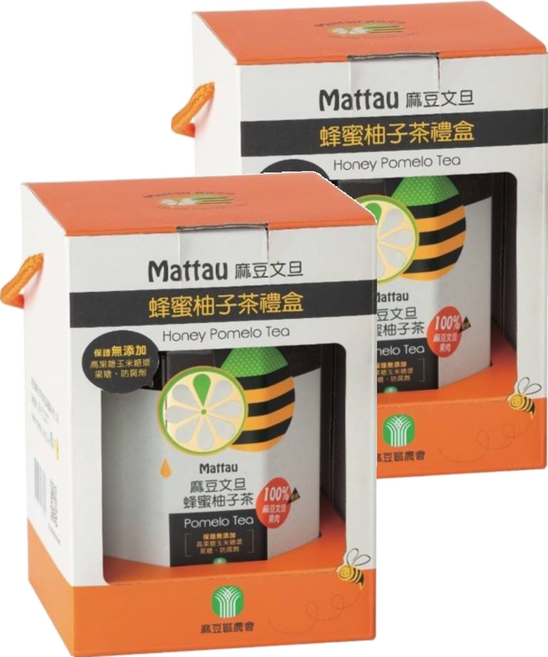 麻豆區農會 蜂蜜柚子茶, 800g, 1入, 2罐