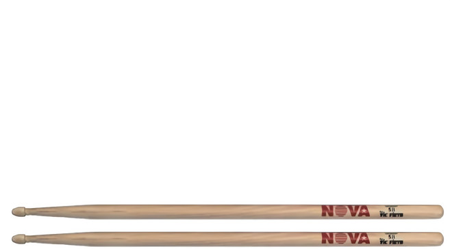 ViC FiRTH NOVA 5B鼓棒 114g, 原木色, 1組