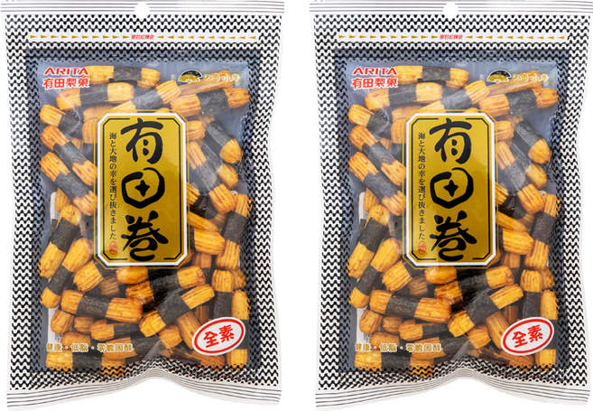 ARITA 有田製菓 海苔小卷, 80g, 2包