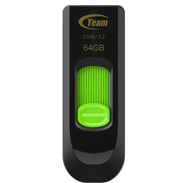 TEAMGROUP 十銓 USB3.2 高速跑車碟 C145 64GB 隨身碟, 1個