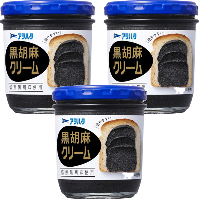 Aohata 黑芝麻醬, 140g, 3罐