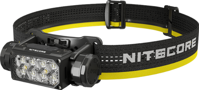 NITECORE 奈特科爾 HC65 UHE 三光源金屬高亮頭燈, 黑色, 1個