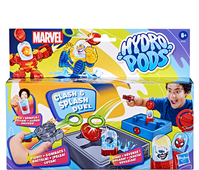 Hasbro 孩之寶 Marvel 漫威 Avengers 復仇者聯盟 HYDRO PODS 決戰水鬥片 對戰盒組, 1盒