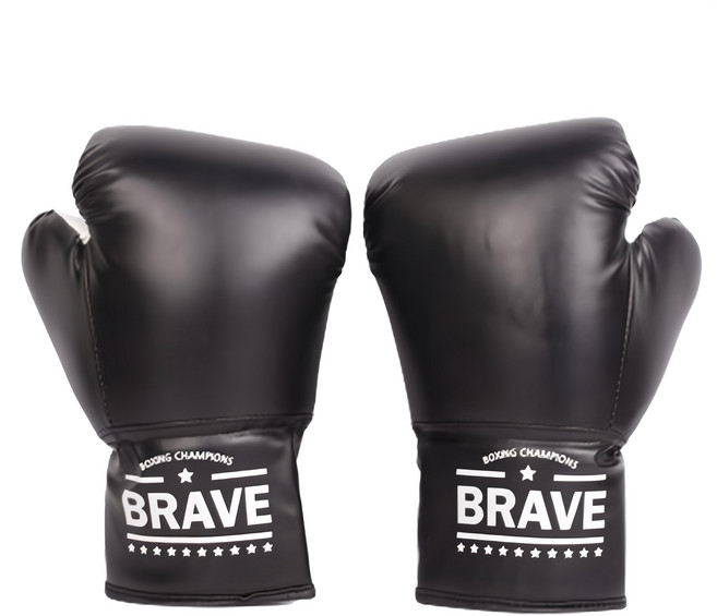 THEBRAVE 基本款拳擊手套, 黑色, 1組