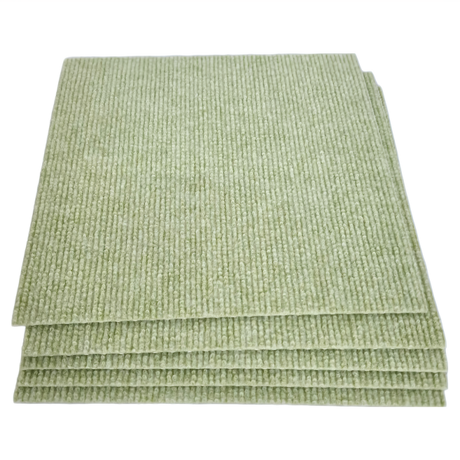 SANKO 地墊 50片裝 防潑水 保暖 超薄 可清洗, 綠色 + 淺綠色, 50片