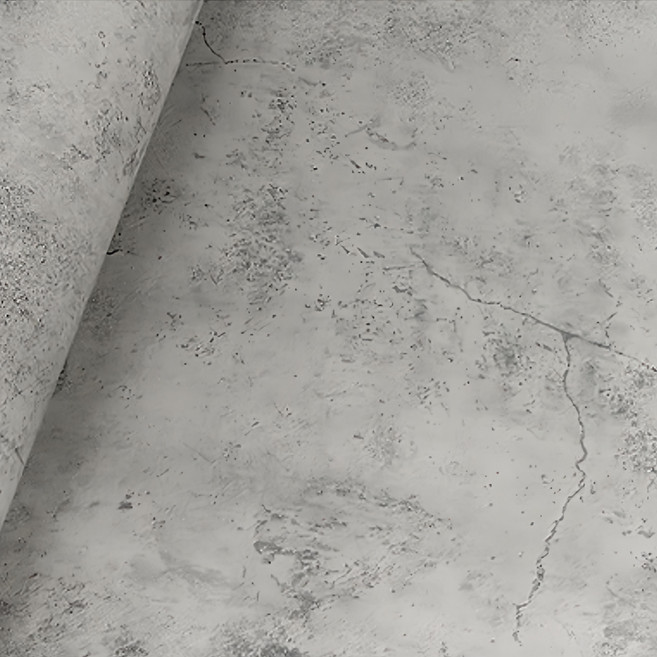 WA. WALL ART 防水自黏壁紙, 仿真水泥 水泥灰