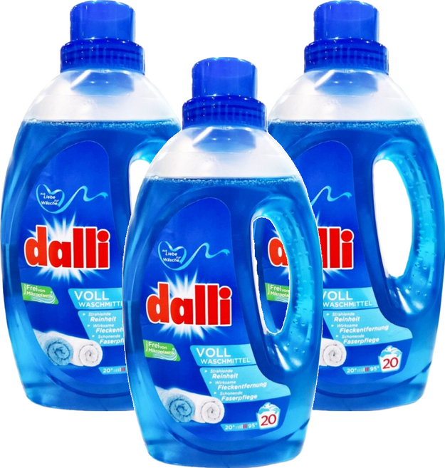 dalli 達麗 全效超濃縮洗衣精, 1.1L, 3瓶