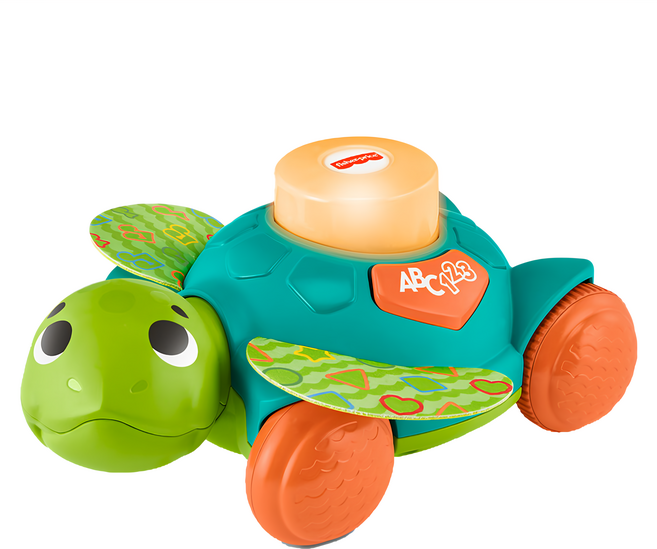 Fisher-Price 費雪 LINKIMALS 聲光學習玩具 小海龜 9個月以上適用, 1個