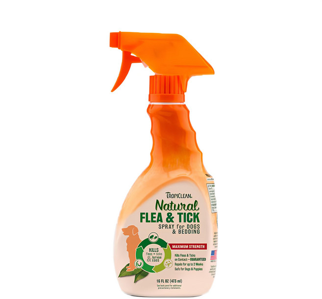 TROPICLEAN 巧倍麗 蚤蜱逃驅 蚤噴劑, 473ml, 1瓶