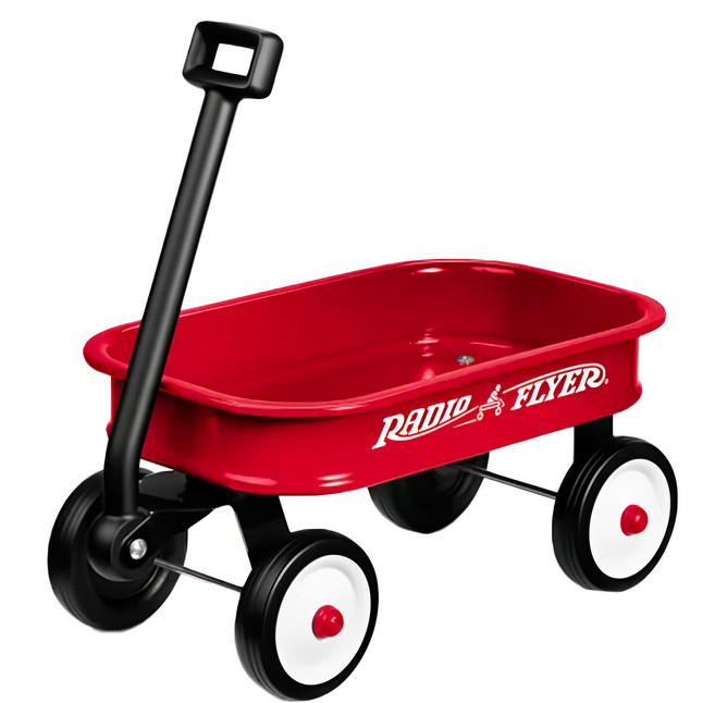 RADIO FLYER 小遊騎兵迷你拖車 最大承載重量3kg以下, 紅色, 1個