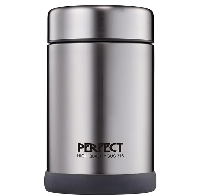 PLUS PERFECT 理想 品味316真空食物罐, 星鑽銀色, 500ml, 1個