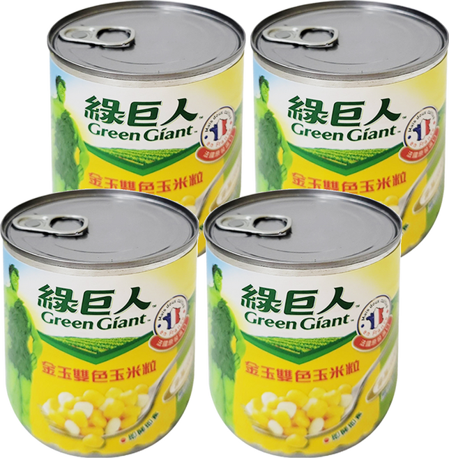 Green Giant 綠巨人 金玉雙色玉米粒, 340g, 4罐