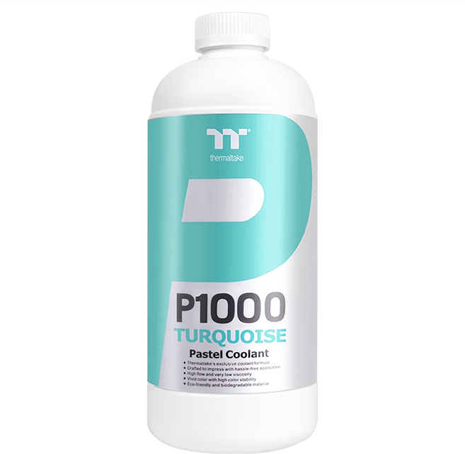 thermaltake 曜越 P1000 松石綠色 Pastel Coolant, 松石綠, 1瓶