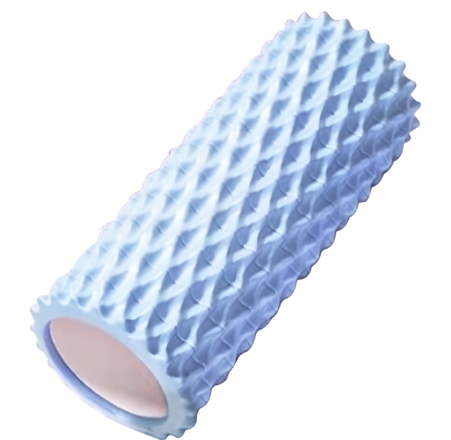 Momosiri 桃尻 魚骨款瑜珈按摩滾筒, 海洋藍, 1個