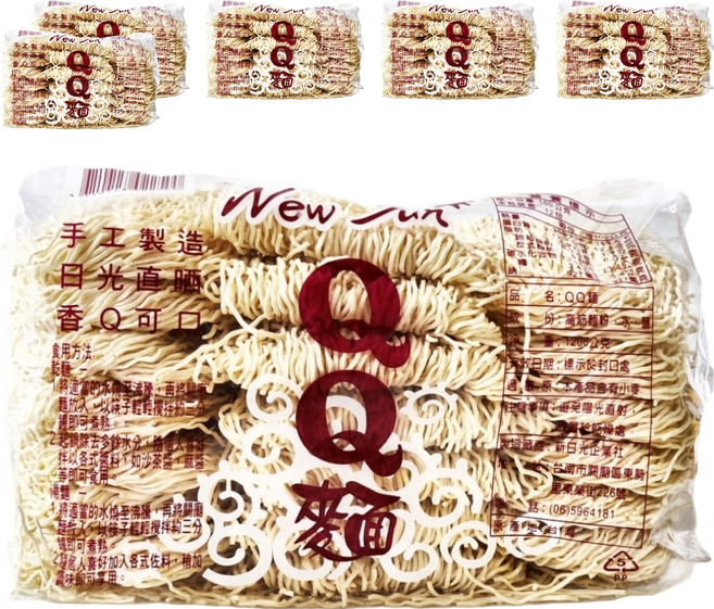 New Sun 新日光 QQ麵, 1.2kg, 6包