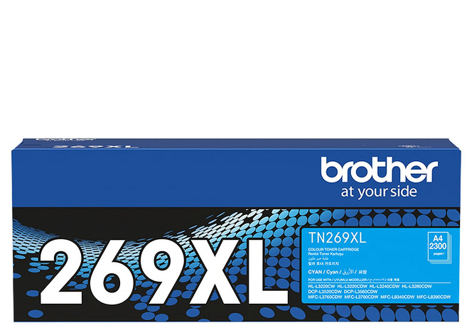 brother 兄弟牌 原廠碳粉匣 TN-269XL C, 藍色, 1個